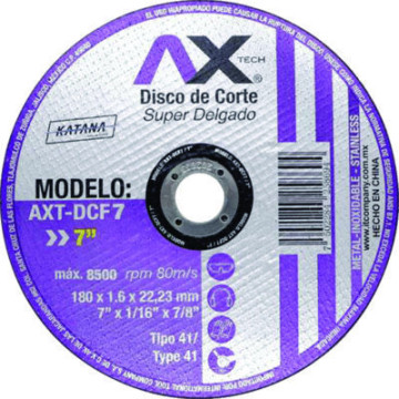 AX TECH DISCO DE CORTE...