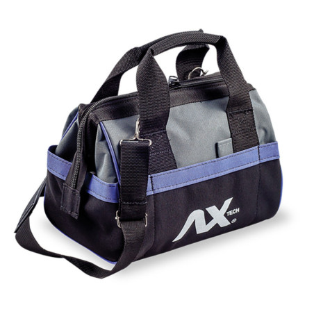 AX TECH MALETA PARA HERRAMIENTA DE POLIESTER 12" CON 10 COMPARTIMIENTOS