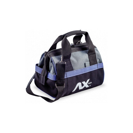 AX TECH MALETA PARA HERRAMIENTA DE POLIESTER 16" CON 10 COMPARTIMIENTOS