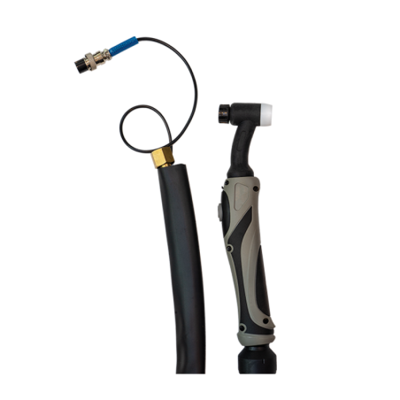 AX TECH ANTORCHA TIG CUELLO FLEXIBLE CON CONECTOR ROSCADO 3/8", USO GENERAL  4.5MTS 2 PINES