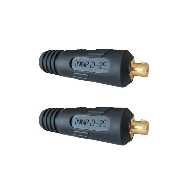 AX TECH BORNE MACHO 3/8 EN BOLSA 2PZ