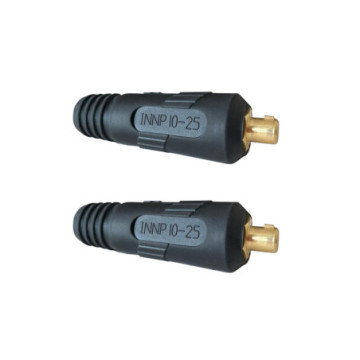 AX TECH BORNE MACHO 3/8 EN BOLSA 2PZ