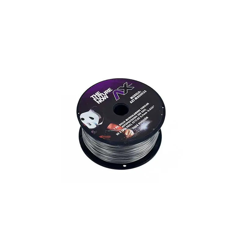 AX TECH ROLLO DE MICROALAMBRE TUBULAR (NO GAS), 2Lb, 0.035" E71T-GS AX TECH ROLLO DE MICROALAMBRE TUBULAR (NO GAS), 2Lb, 0.035" E71T-GS