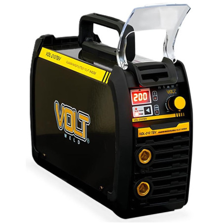 VOLT WELD SOLDADORA INVERSOR ELECTRODO Y TIG LIFT 200A, BI VOLTAJE 110-220V