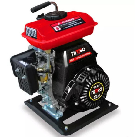 NITRO MACHINERY  MOTOBOMBA AUTOCEBANTE GASOLINA 1.5x1.5", 2.5HP 4 TIEMPOS