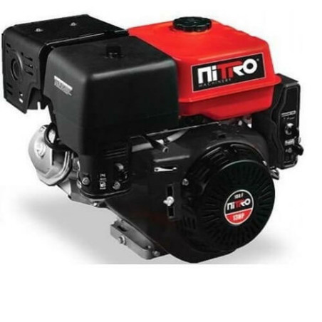 NITRO MACHINERY  MOTOR HORIZONTAL A GASOLINA 13HP CON MARCHA