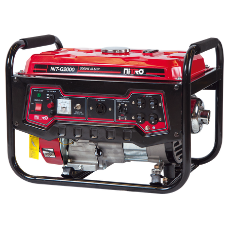NITRO MACHINERY  GENERADOR 2,000Wtts, 5.5 HP,  120V/60Hz