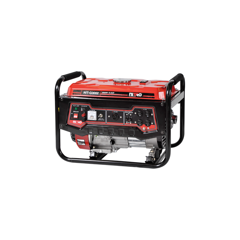 NITRO MACHINERY GENERADOR 2,800Wtts, 6,5HP, 120-220V/60Hz NITRO MACHINERY GENERADOR 2,800Wtts, 6,5HP, 120-220V/60Hz