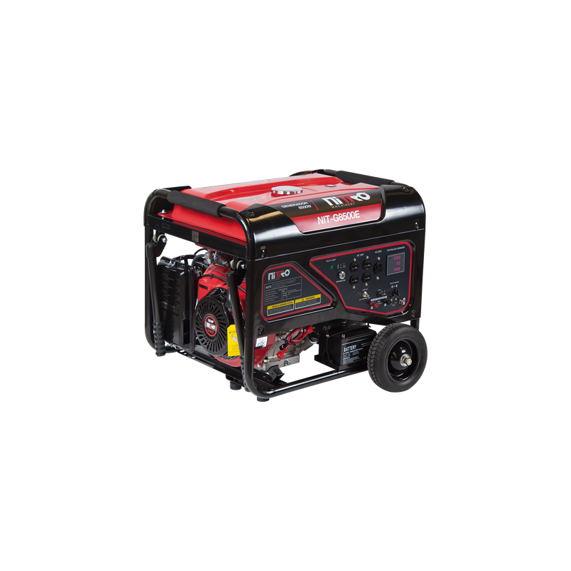 NITRO MACHINERY GENERADOR 7,500Wtts, 16HP, 110-220V/60Hz, CON MARCHA, BATERIA Y MANERALES NITRO MACHINERY GENERADOR 7,500Wtts, 16HP, 110-220V/60Hz, CON MARCHA, BATERIA Y MANERALES