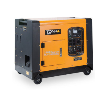 TONKA FORCE GENERADOR SUPER SILENCIOSO GASOLINA  7,000Wtts, 16 HP, 110-220V/60Hz,CON MARCHA Y BATERIA