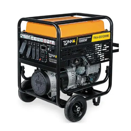 TONKA FORCE GENERADOR 12,000Wtts, 120/240V,60Hz, DOS PISTONES,MARCHA,BATERIA Y LLANTAS