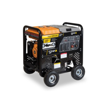 TONKA FORCE 3 EN 1, 14HP,  GENERADOR 5KW, MOTOSOLDADORA 200A, COMPRESOR 20Lts, 2HP