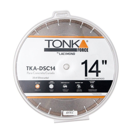 TONKA FORCE DISCO DIAMANTADO SEGMENTADO DE 14" PARA CONCRETO CURADO