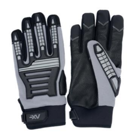 AX TECH GUANTE ANTI-IMPACTO DORSO DE SPANDEX CON PROTECTOR DE GOMA TPR