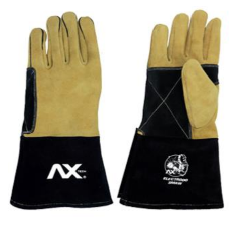AX TECH GUANTE PARA SOLDADURA MMA PIEL DE SERRAJE DE PRIMERA CALIDAD