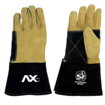 AX TECH GUANTE PARA SOLDADURA MMA PIEL DE SERRAJE DE PRIMERA CALIDAD