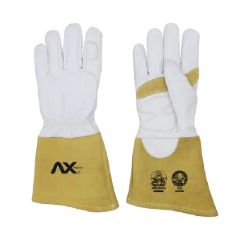 AX TECH GUANTE PARA SOLDADURA MIG/TIG REFORZADO CON PALMA ACOLCHADA AX TECH GUANTE PARA SOLDADURA MIG/TIG REFORZADO CON PALMA ACOLCHADA