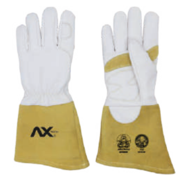 AX TECH GUANTE PARA SOLDADURA MIG/TIG REFORZADO CON PALMA ACOLCHADA