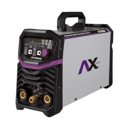 AX TECH SOLDADORA INVERSOR ELECTRODO Y TIG HF 200A, BI VOLTAJE 110-220V