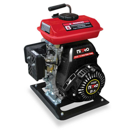 NITRO MACHINERY  MOTOBOMBA AUTOCEBANTE GASOLINA 1.5x1.5", 2.5HP 4 TIEMPOS