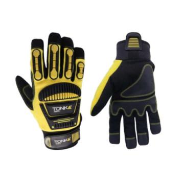 TONKA FORCE GUANTE ANTI-IMPACTO CON RESPALDO DE SPANDEX Y PROTECCIÓN DE GOMA TPR