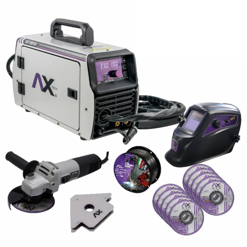 AX TECH COMBO SOLD INV MIG/MAG/MMA Y TIG LIFT, 110V, 140A CON CARETA, MINI, ESCUADRA MAGNETICA, ROLLO DE MICRO Y 10 DISCOS AX TECH COMBO SOLD INV MIG/MAG/MMA Y TIG LIFT, 110V, 140A CON CARETA, MINI, ESCUADRA MAGNETICA, ROLLO DE MICRO Y 10 DISCOS
