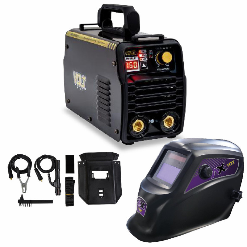 VOLT WELD SOLDADORA INVERSOR MMA. TIG LIFT 160A, BI VOLTAJE CON CARETA DE REGALO AXT-CE1004-CV VOLT WELD SOLDADORA INVERSOR MMA. TIG LIFT 160A, BI VOLTAJE CON CARETA DE REGALO AXT-CE1004-CV