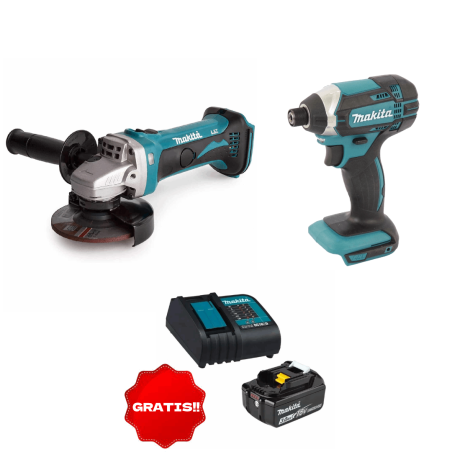 DGA452Z Mini Esmeril 4-1/2" + DTD152Z Atorn. Impacto 1/4"