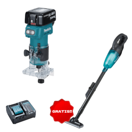 DRT52F001 Recortadora Inalámbrica + DCL180ZB Aspiradora inalámbrica