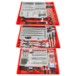 KITMASTERCOMBO KIT GABINETE, MARTILLOS, PINZAS, DESARMADORES, LLAVES COMBINADAS