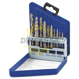 11119 EXTRCTR + DRL BIT 10PC SET