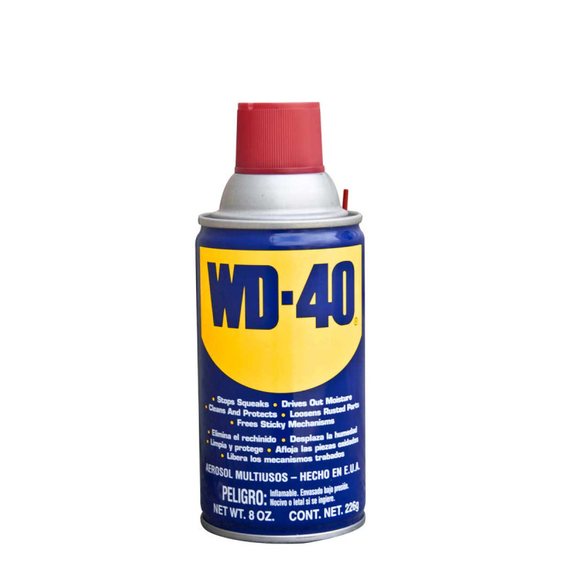 WD-52208 WD-40 AEROSOL 8OZ (REEMPLAZA A Z-20960) (CAJA C/24 PZAS - PRECIO X PIEZA) WD-52208 WD-40 AEROSOL 8OZ (REEMPLAZA A Z-20960) (CAJA C/24 PZAS - PRECIO X PIEZA)