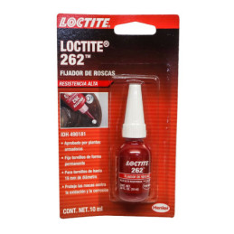 LT-490181 LOCTITE 262 FIJADOR DE ROSCAS RESISTENCIA PERMANENTE 10 ml