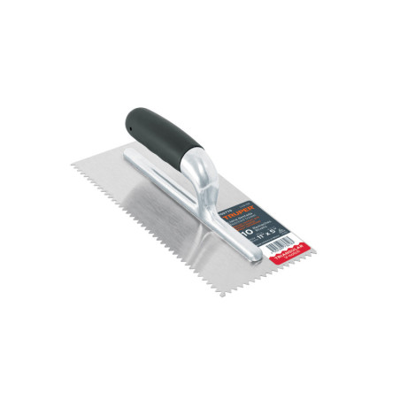 LLG-11D Llana 11' dentado triangular, 10 remaches, mgo comfort grip