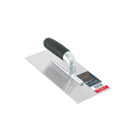 LLG-6D Llana 11' dentado triangular, 6 remaches, mgo comfort grip