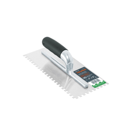 LLG-11C Llana 11' dentado cuadrado 1/4', 10 remaches, mgo comfort
