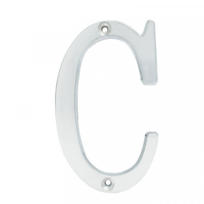 L701CCS LOCK Letra C slim 4  pulgadas  cromo satinado