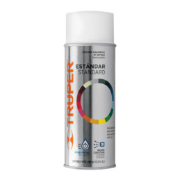 PA-BM-2 Pintura en aerosol, blanco mate, bote tradicional, 400 ml