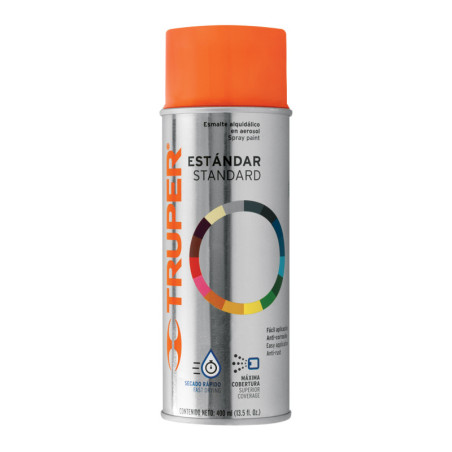 PA-NA-2 Pintura en aerosol, naranja, bote tradicional, 400 ml