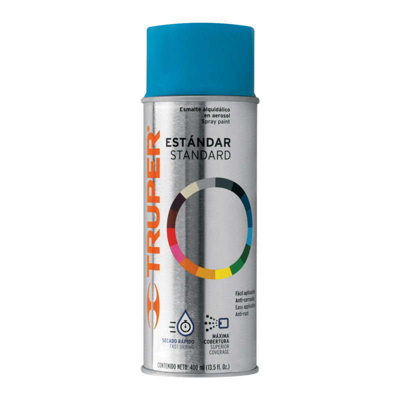 PA-AZ-2 Pintura en aerosol, azul, bote tradicional, 400 ml PA-AZ-2 Pintura en aerosol, azul, bote tradicional, 400 ml