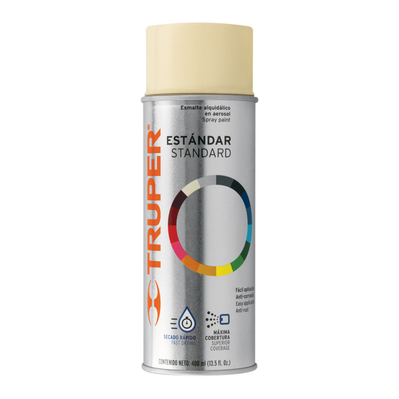 PA-MA-2 Pintura en aerosol, marfil, bote tradicional, 400 ml PA-MA-2 Pintura en aerosol, marfil, bote tradicional, 400 ml