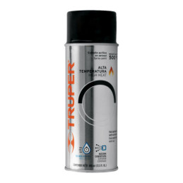 PA-ALTE-N-2 Pintura en aerosol alta temp, negro, bote tradicional, 400ml