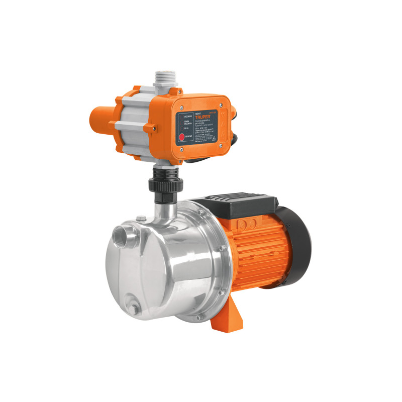 PRE-1I Bomba presurizadora jet acero 1 HP con control, Truper PRE-1I Bomba presurizadora jet acero 1 HP con control, Truper