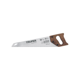 STR-18M Serrucho Rapid 18', 7 DPP, mango de madera, Truper