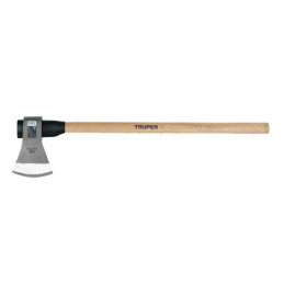 LE-4MM Hacha labor entera 4 lb, mango de madera 36', TRUPER