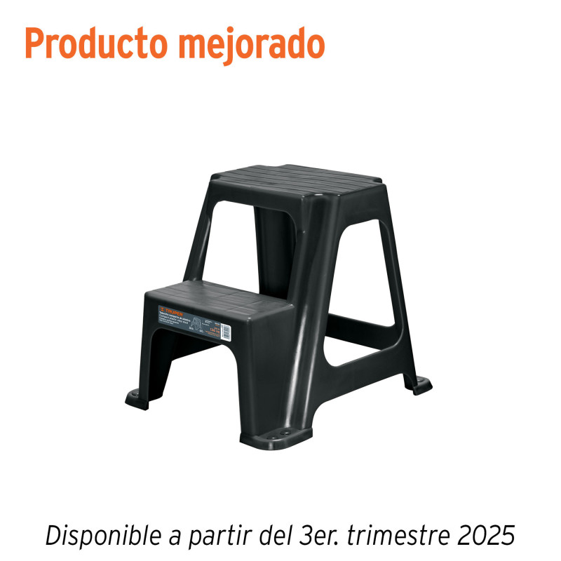 TABU-2L Taburete ligero de plástico, 2 peldaños TABU-2L Taburete ligero de plástico, 2 peldaños
