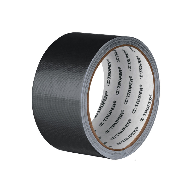 CDU-10XN Cinta negra para ducto 10m x 48mm, espesor 0.19mm, Truper