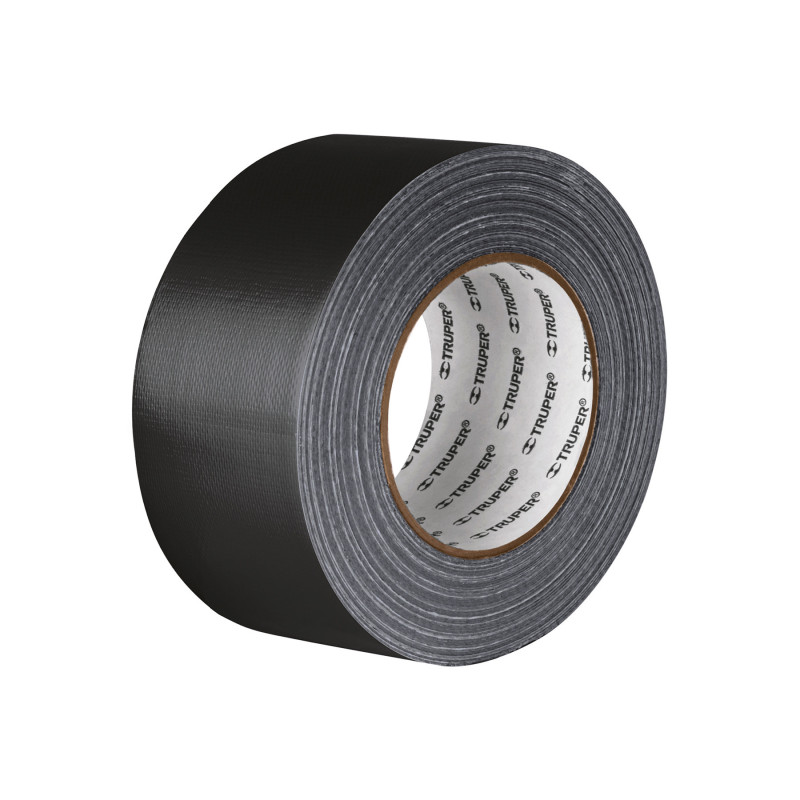 CDU-30XN Cinta negra para ducto 30m x 48mm, espesor 0.19mm, Truper CDU-30XN Cinta negra para ducto 30m x 48mm, espesor 0.19mm, Truper