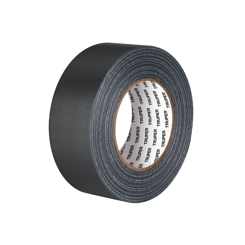 CDU-50XN Cinta negra para ducto 50m x 48mm, espesor 0.19mm, Truper CDU-50XN Cinta negra para ducto 50m x 48mm, espesor 0.19mm, Truper