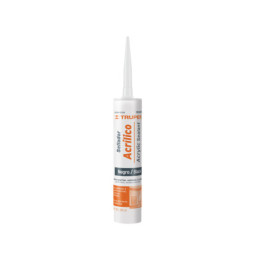 SACRI-100N Sellador acrílico de 280 ml, negro, Truper